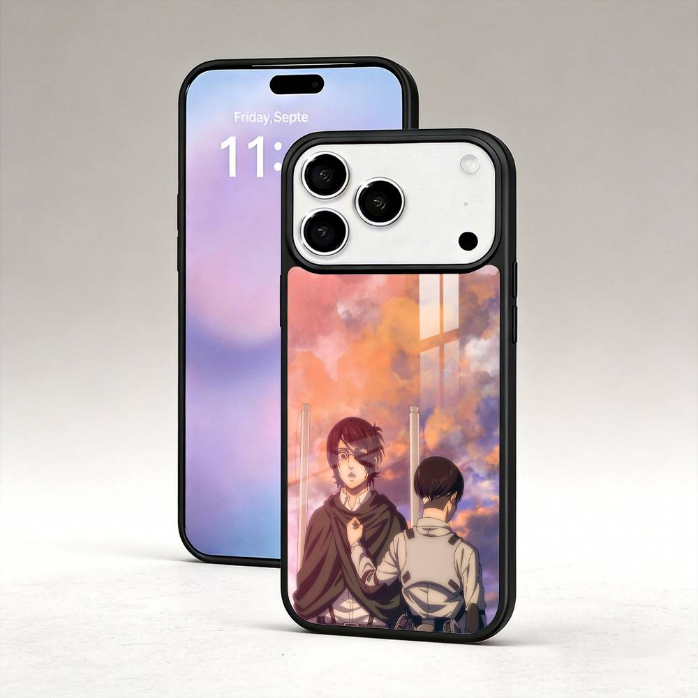 Levi Ackerman A-Attack On T-Titan Phone Case For iPhone17,16,15,14,13,12,Pro,Max,Magnetic For Magsafe Wireless Charging