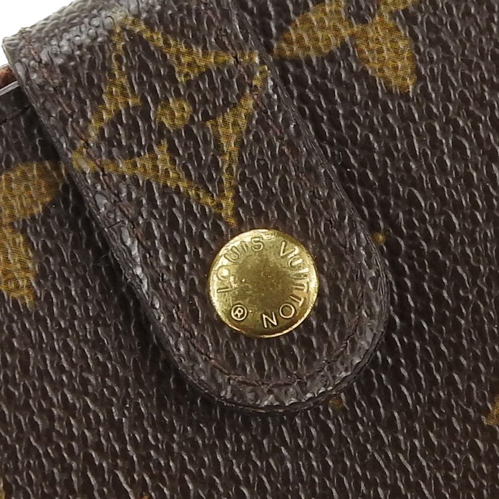 Used LOUIS VUITTON Bifold Wallet Compact zip M61667 Monogram Brown Brown Everyday use