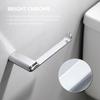 simpletome Wall-Mounted Toilet Paper Holder, Rust-Resistant Stainless Steel with Drilling Installation, Modern Minimalist Design (Chrome Plated)