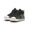 Converse Chuck Taylor All Star 1V Cartoon Print High Top Canvas Shoes Baby Sneakers Black 767531C