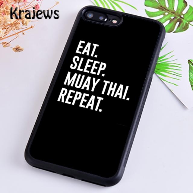 Krajews Чехол для телефона Муай Тай Кикбоксинг Бой Для iPhone 17 Air 16 15 14 plus 11 12 13 pro max coque Оболочка Fundas