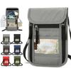 Multifunctional Anti-Theft Neck Passport Bag for Travel