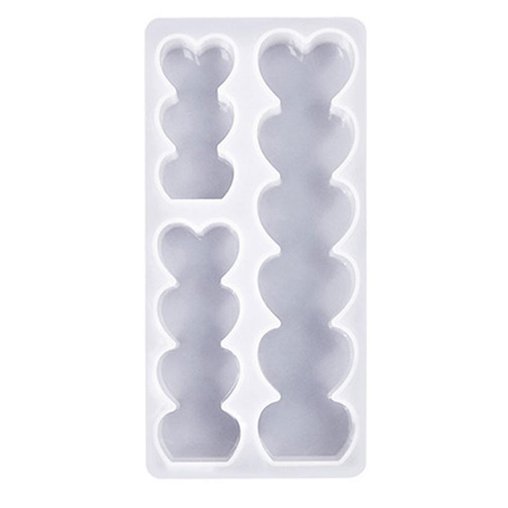 Long Candle Molds 3-in-1 Heart Candle Molds for Making Candle Soap Room Decorations Valentines Gift