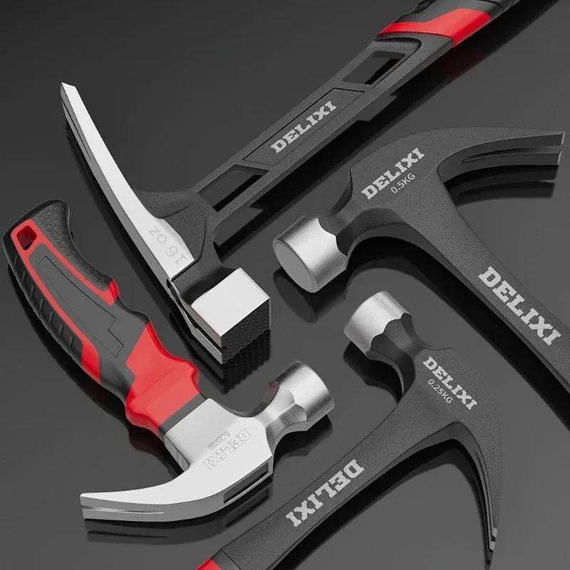 Многофункциональный молоток-гвоздодер Профессиональный Специальный для деревообработки Мини-интегрированный молоток для гвоздей Портативный Бытовой ручной инструмент Аксессуар