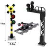 City Street Series Building Blocks Accessories Rail Transit Train Signal Light Railings Brick Toilet Flower Bed Phone Box Toy