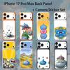 D-Dragon Quest-e S-Slime Для iPhone 17 pro Max/ pro Полное Покрытие Наклейка Пленка-Обертка Цветная Задняя Защитная Наклейка