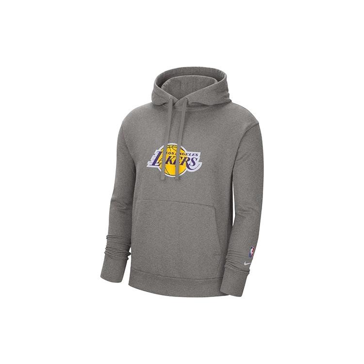 Nike Los Angeles Lakers Fleece Stay Warm Pullover Gray Men's DB1836-063