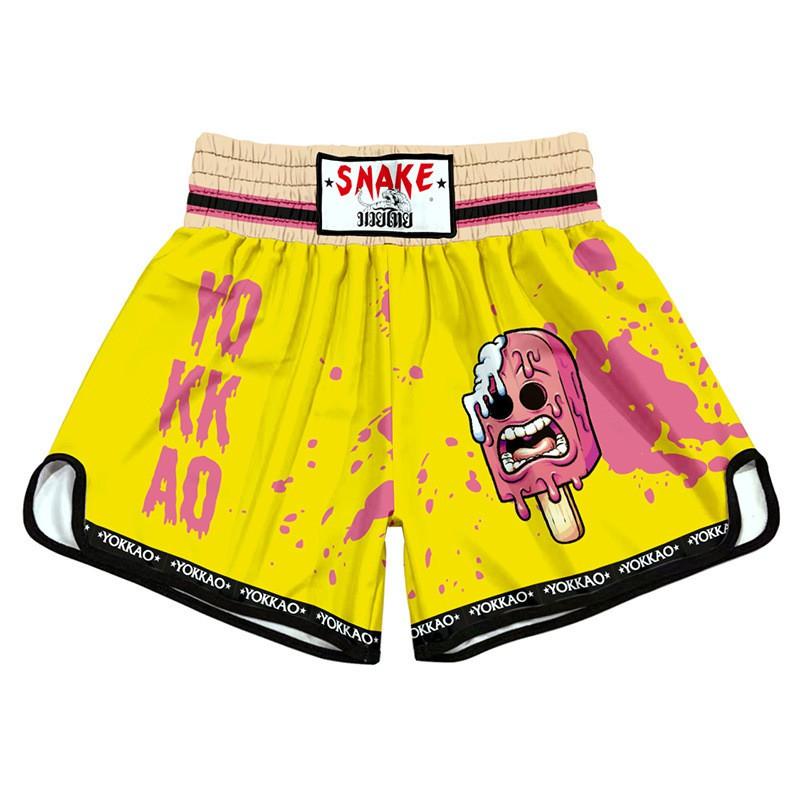 MMA Boxing Muay Thai Training Shorts Kids Adults Lightweight Quick-Dry Combat Sport Pants