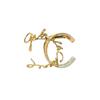 Chanel Double C Letter Hollow Splicing Irregular Brooch Women accessories Gold ABD433B16731NY227