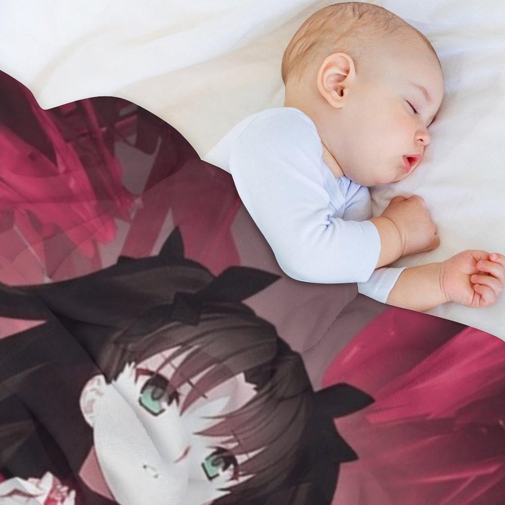 Тосака Рин 2 Плед Винтажный плед для кровати Постельное белье Спальный мешок Одеяла