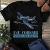 Футболка F4U Corsair Whistling Death Warbird Airplane, Подарок для любителя самолетов, А