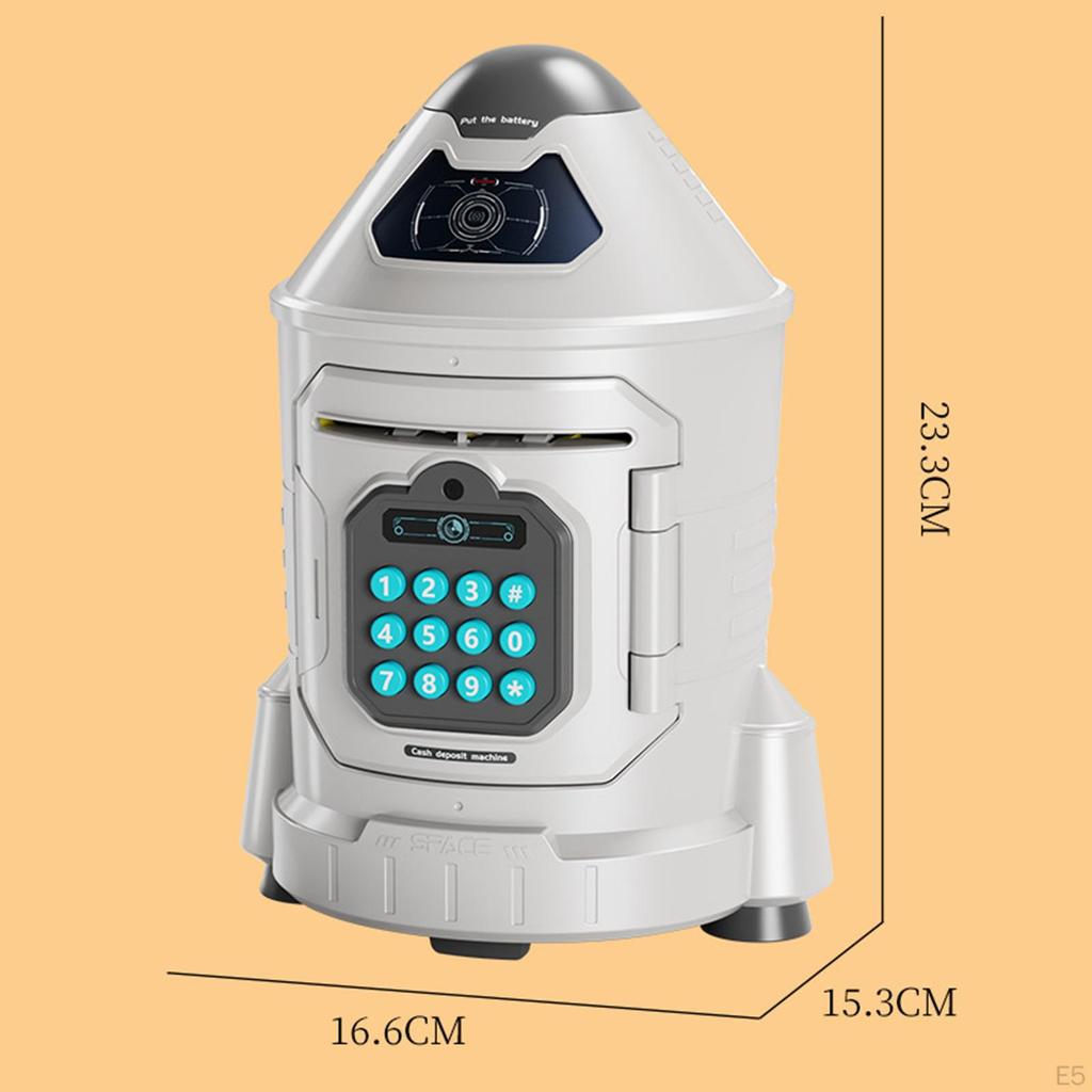 Банкомат-копилка Rocket Piggy Bank с автоматической прокруткой, подарки на день рождения на фестивале, денежный банк, банки для монет для мальчика