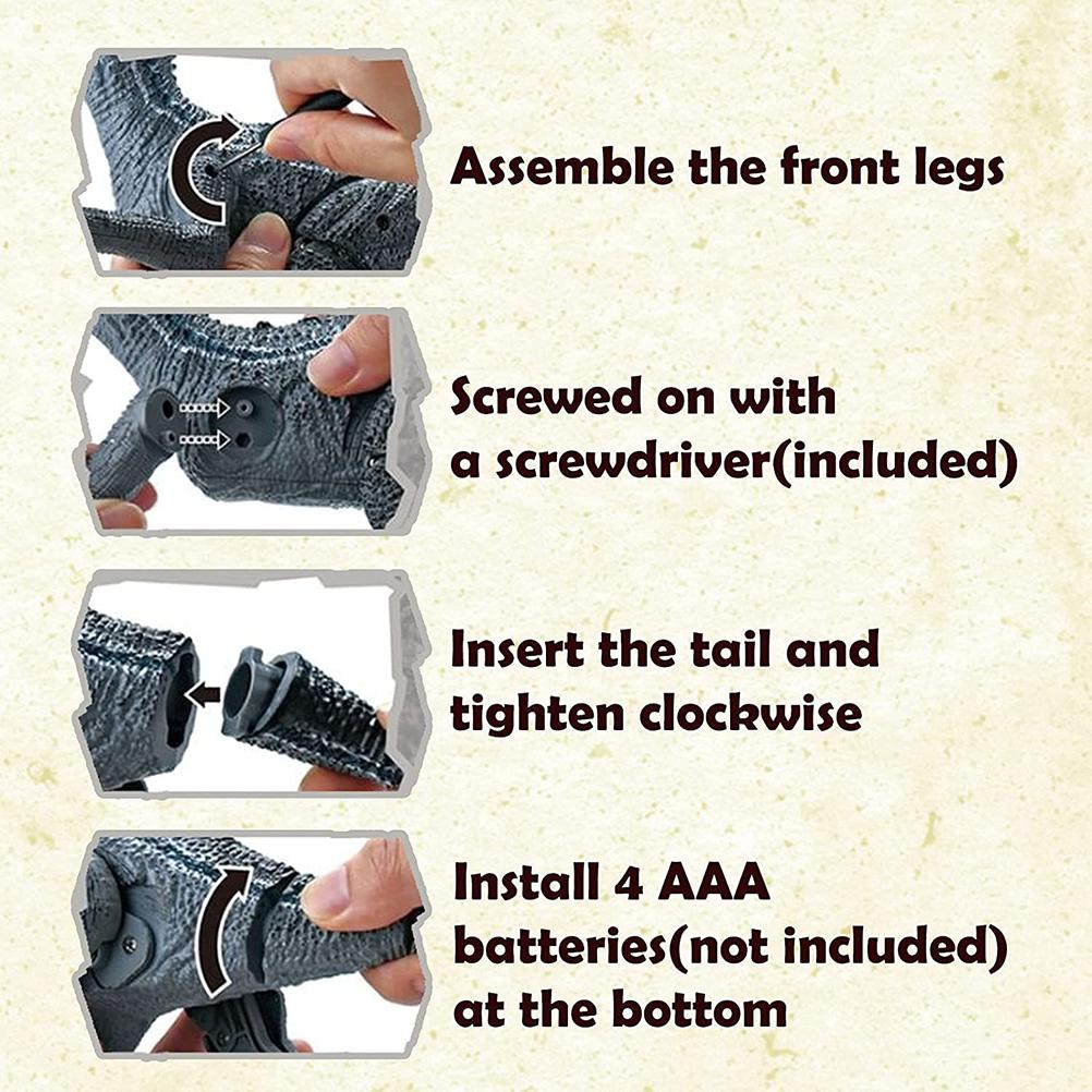 Игрушки динозавры с дистанционным управлением для мальчиков, вращающиеся на 360 градусов, электрические ходячие игрушки динозавров