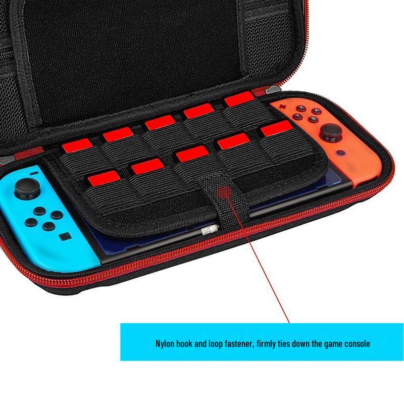 Защитная сумка-чехол EVA для Nintendo Switch OLED с держателем для четырех карт