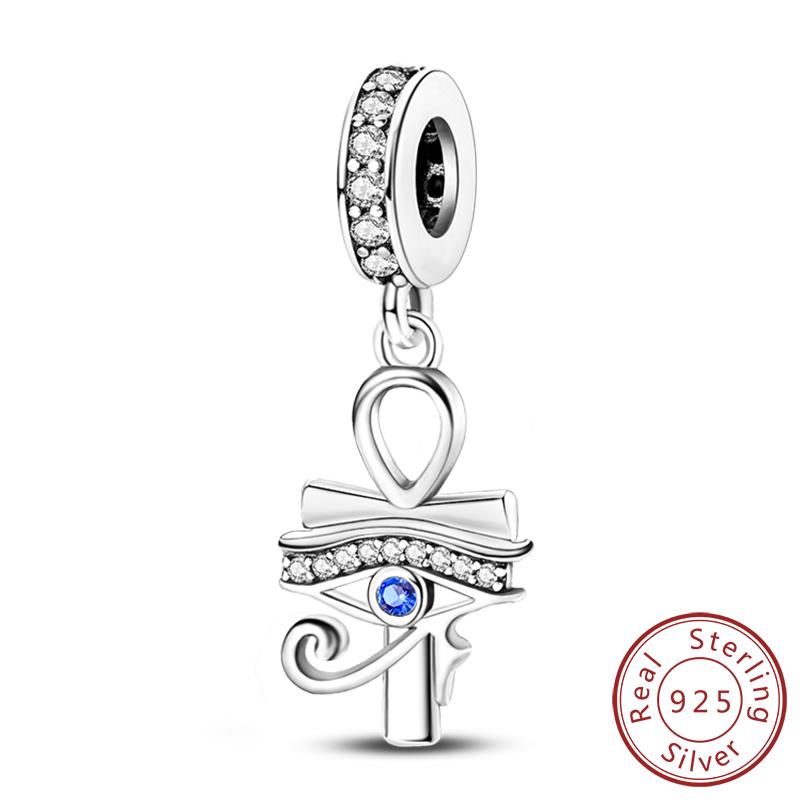 Медные Шармы Бусины Глаз Дьявола Крест Ангел Шармы Подходят для Оригинальных Браслетов-Шармов Подвески Изысканное Изготовление Ювелирных Изделий Своими Руками Для Женщин