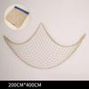 Multi-size Net Display Wall Decor Wall Mounted Beach Theme Decor Photo Hanging Fishing Net  Family