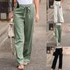 Women's Fashion Casual Solid Color Print Pants & Capris