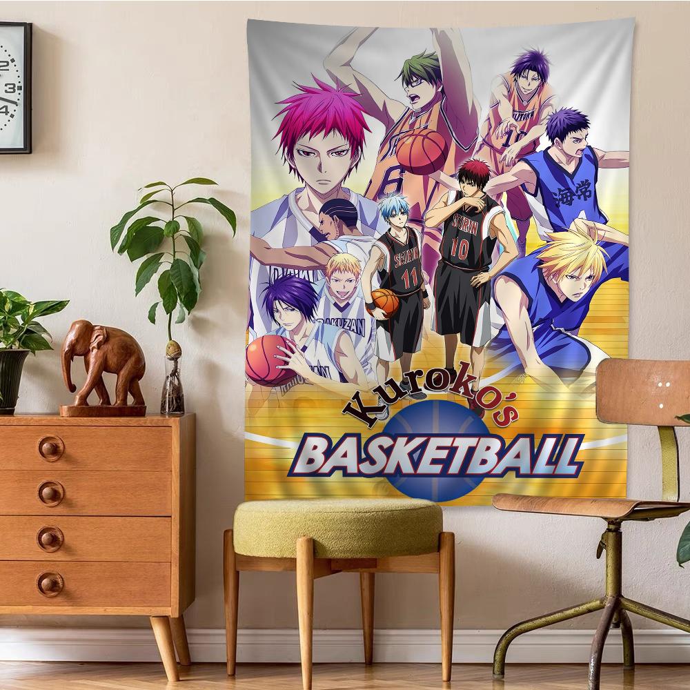 Японский Аниме Kuroko No Basket Напечатанный Большой Настенный Гобелен Индийский Будда Настенное Украшение Колдовство Бохо Хиппи Арт Декор