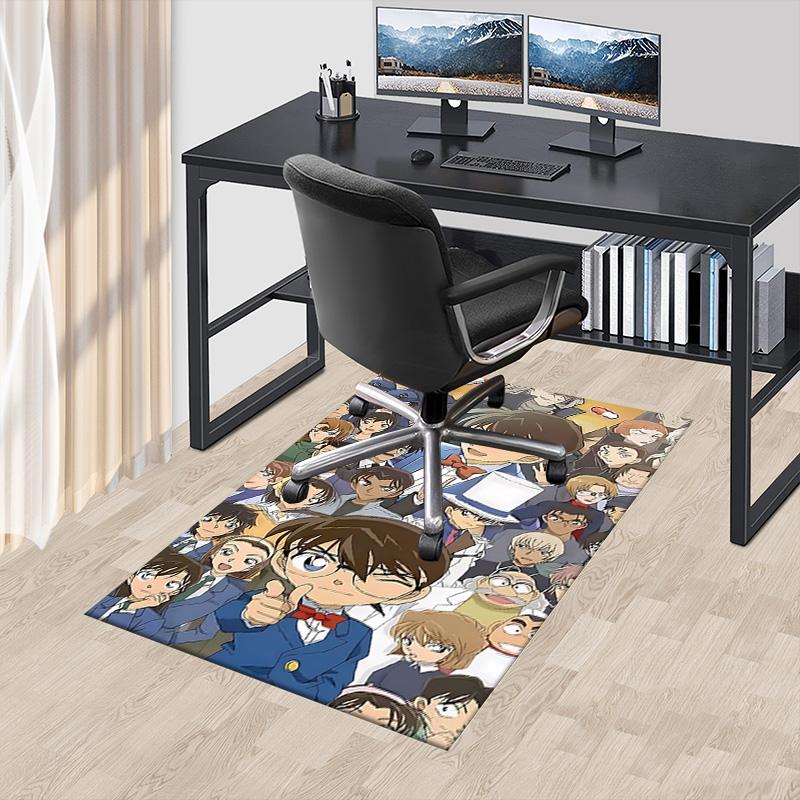 1pc Detective Conan Mystery Carpet for Playroom Bedroom Living Room Sofa Home Decor,kids Game Area Rug Non-slip Floor Mat Y72317