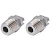 2pcs Stainless Steel Stainless Steel Sprayer 65 Degree Wide Coverage Sprayer  Rain Test