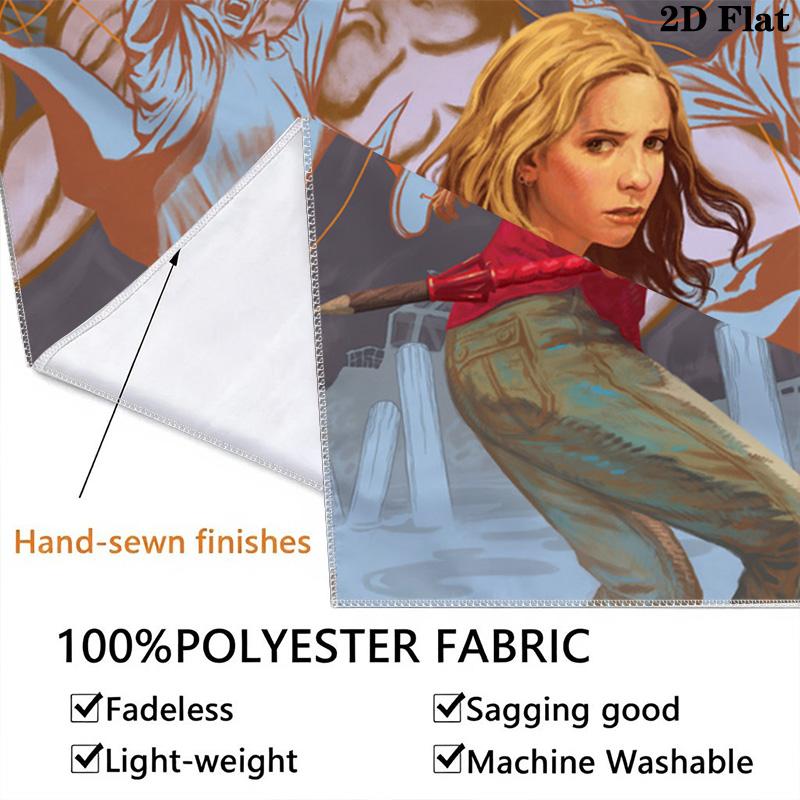Buffy the Vampire Slayer series Pattern Home Decor Tapestry, Wall Hanging, Decorative RV Wall Cloth.XGT0914033