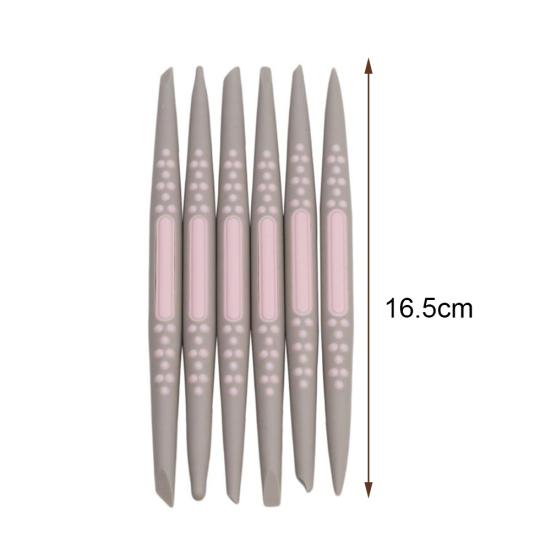 6 шт./набор Фондант Сахар Мягкие наконечники Шейперы Торт Цветок Моделирование Инструмент для лепки из полимерной глины
