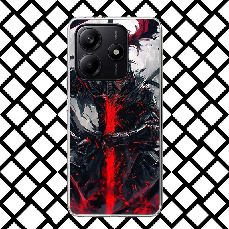 Чехол для телефона Аниме G-Guts B-Berserks для Xiaomi Redmi Note 15 14 14S 13 12 12S 11 Pro Plus 11E 11T 11S 10S 5G Мягкий чехол Fundas Re