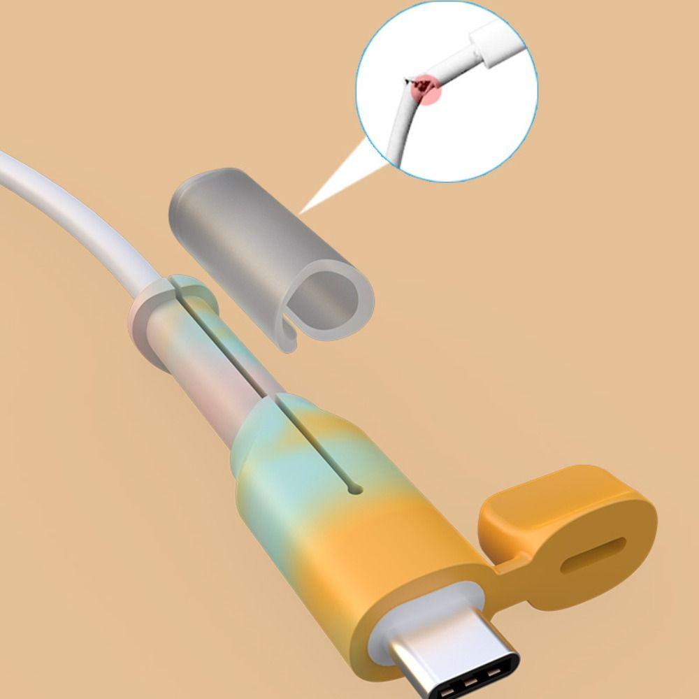 Cord Saver Cable Protector Silicone Silicone Cover Universal Charger Cable Protective Cap