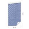 Blue, White and Azure Hearts Wallpaper 50x1000