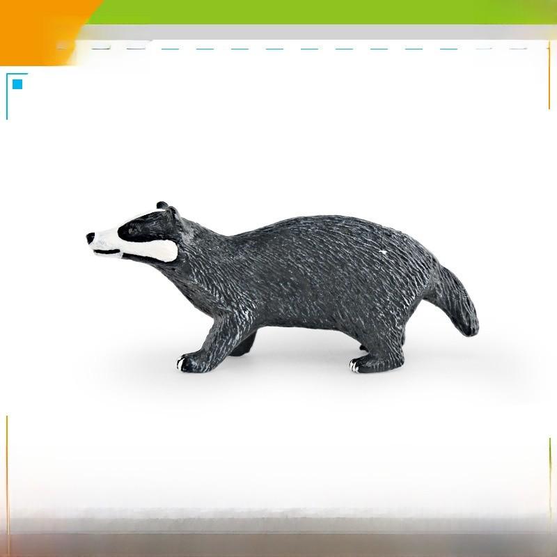 Eurasian Badgers Pvc Wildlife Model For Kids Learning And Home Decoration