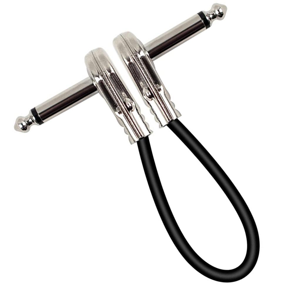 Патч-кабели для гитарных эффектов, металлические угловые разъемы, кабели для гитарных педалей, подходящие для максимальной эффективности педалборда