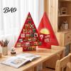 Multi Compartment Gift Box Christmas Tree Advent Calendar Box, DIY Surprising Shaped Paper Hole Punch Surprise Fillable Countdown for Candy