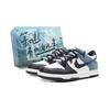 Кроссовки для скейтбординга Nike Dunk Женские Низкие Синие/Черные CW1590-100(Команда44-)