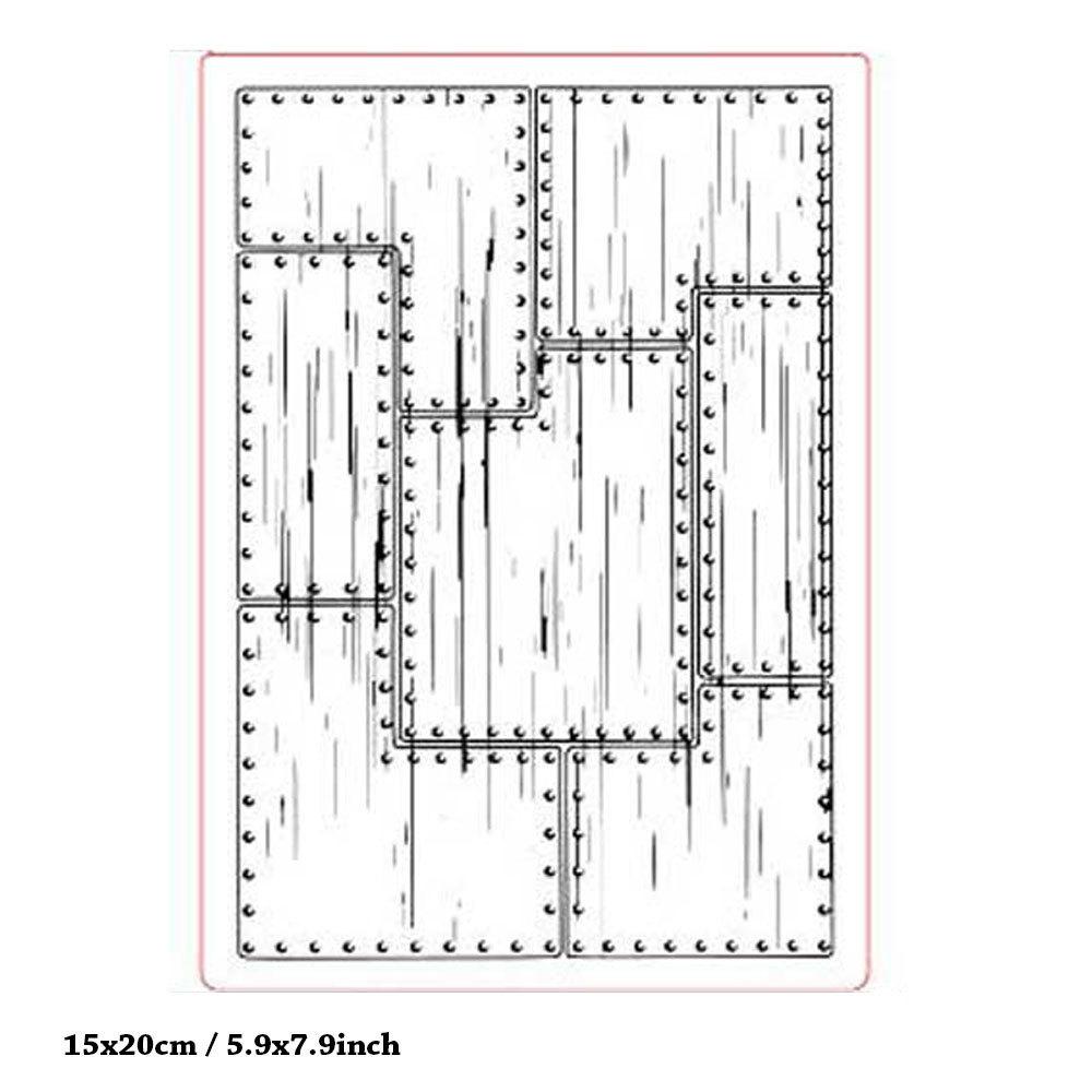 Сетка, сетка, пластиковые папки для тиснения, шаблоны, трафарет, пузыри, пятна, стена комнаты, лист папоротника, цветочная рамка