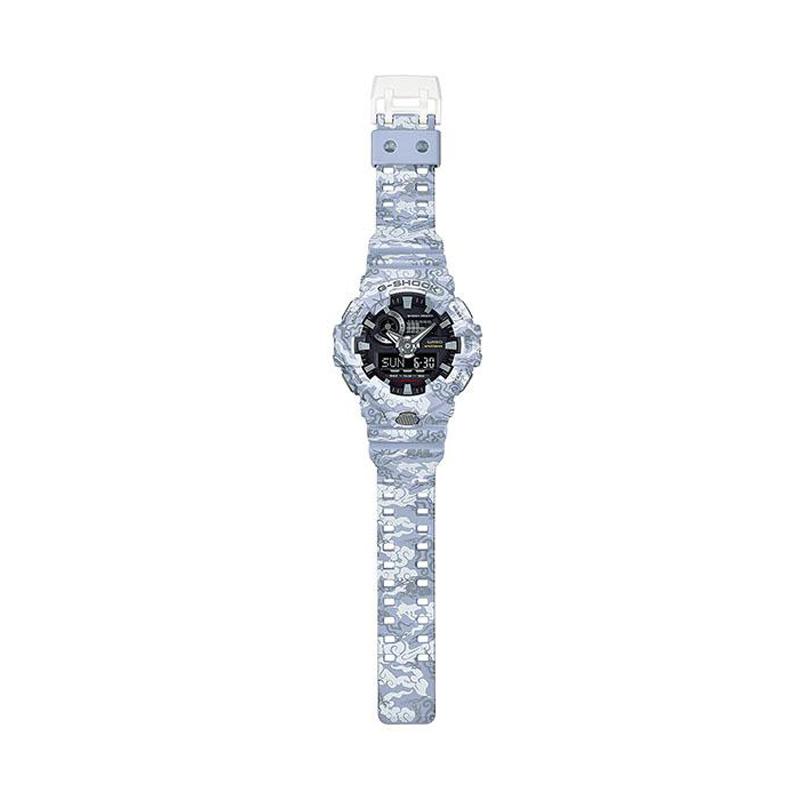 CASIO Men Liquid Crystal/Analog Dual Display Series Black Watch GA-700CG-7A GA-700CG-7A