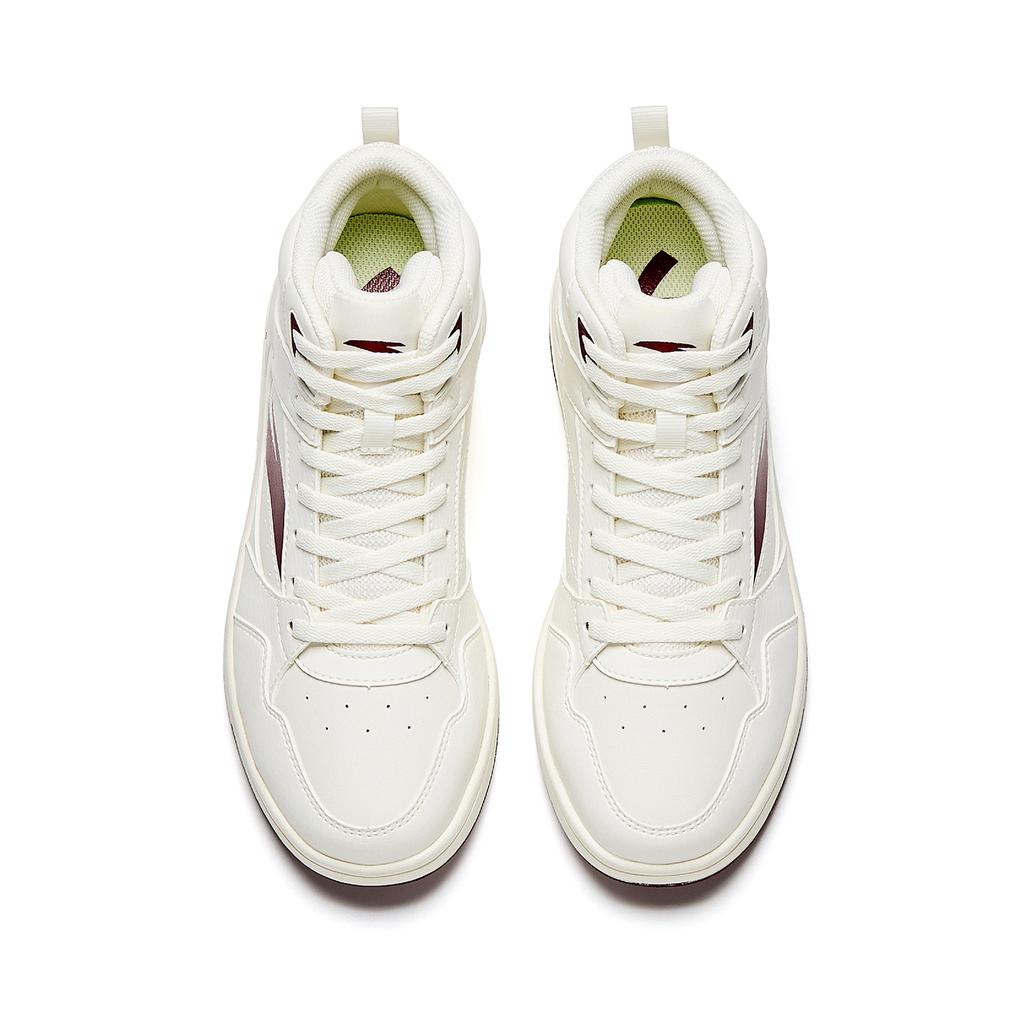 Anta Год 2 Ретро Красный Простой Универсальный Городской Повседневный Теплый Увеличение Роста Легкие Высокие Кеды для Скейтборда Детские кроссовки Белый 922548011-2