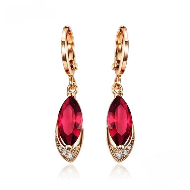 Модные серьги Lindon Ювелирные изделия Геометрической формы Серьги-подвески с цирконами Для женщин Свадебная вечеринка Подарки KTJ