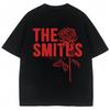 Футболка с графическим принтом Rock Band The Smiths Мужская Женская Модная Хип-Хоп Винтажная Харадзюку Футболки Оверсайз Повседневные Хлопковые Футболки Уличная Одежда