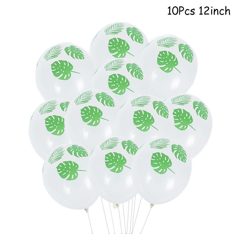 Украшения для гавайской вечеринки, гавайские пальмовые листья, баннер, гирлянда, луау, алоха, фламинго, летняя тропическая вечеринка, день рождения, свадьба, декор