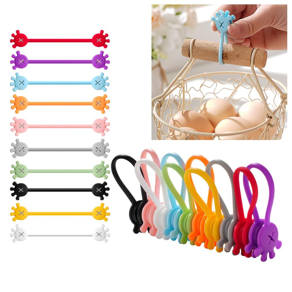 Cable Manager Ties Cable Organizers Clips Colorful Selection Effortless Handling Good Craftsmanship Long-lasting Material