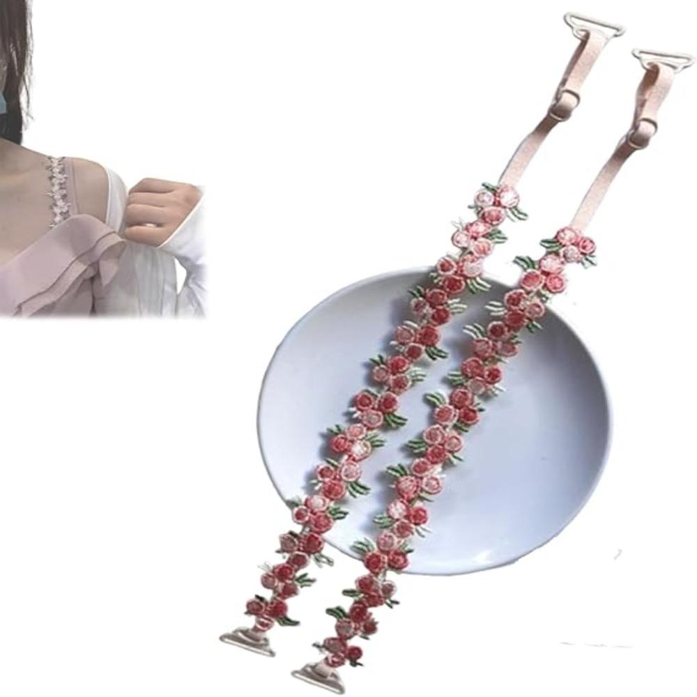 Lace Floral Bra Straps Removable Bra Straps Replacement Creative Gift Shoulder Straps