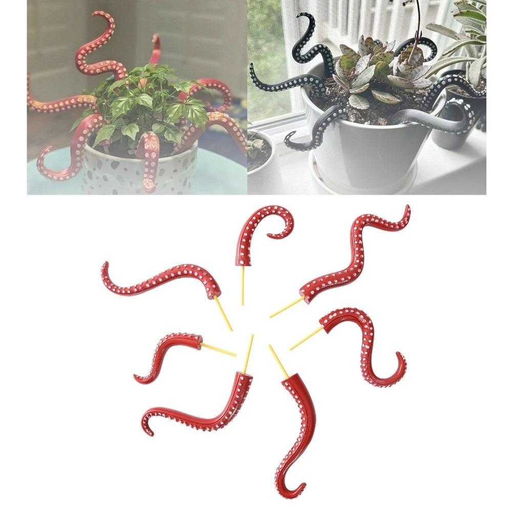 Garden Decor Sea Tentacle Resin Decoration 7-piece Set Tentacle Plant Post Decoration Home