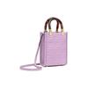 Fendi Солнечный 3D Текстура FF Тиснение Регулируемый Съемный Плечевой Ремень Кожаный Ручной Плечевой Сумка-Кроссбоди Мини Женские Сумки 8BS051-AMCI-F1JCO