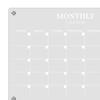 A3/A4 Magnetic Monthly Planner Board with 6 Colored Markers Reusable Clear Acrylic Refrigerator Calendar Dry Erase Monthly Schedule Planning Board