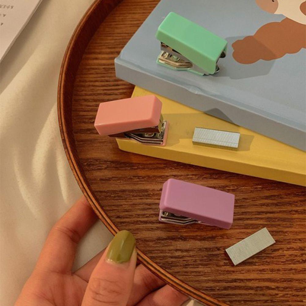 Book With Staples Binder Push Clamp Stapler Machine Stapler Set Paper Stapler Binding Machine