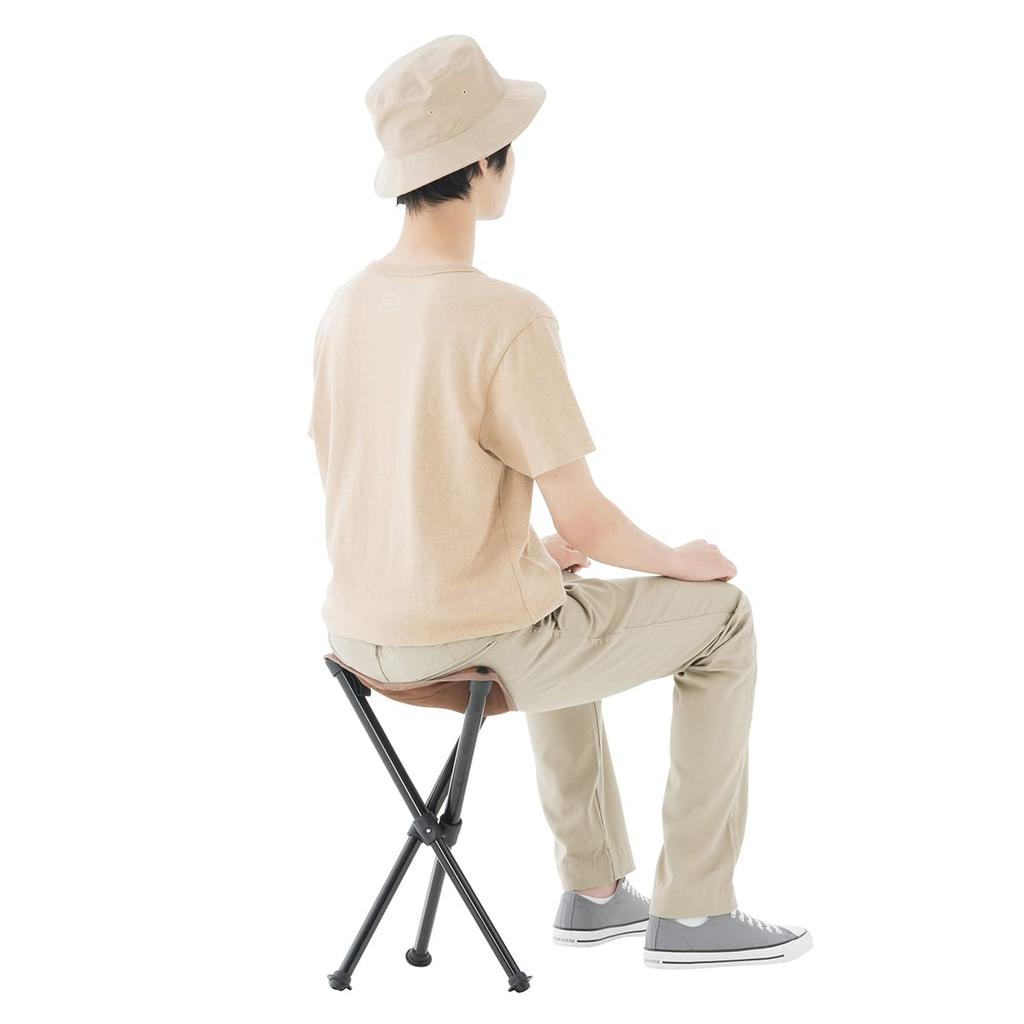 LOGOS Airlight Tripod Chair 73359002 90kg weight aluminum portable - capacity, compact, slim, ultra-lightweight, frame, chair.