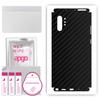 apgo Protective Skin Sticker for the Back+sides Compatible with Samsung Galaxy Note 10 Plus, Full Wrap Film, Foil, Vinyl - Pattern Carbon Black