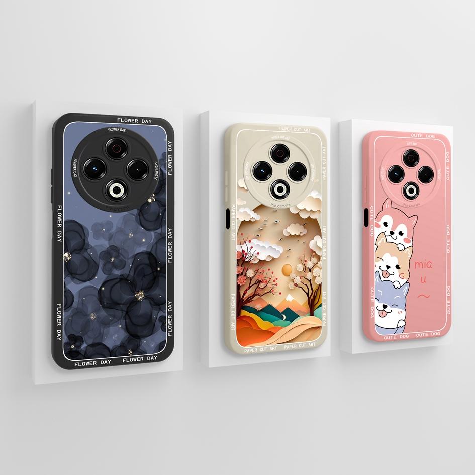 Популярный чехол для Tecno Camon 20 30S Pro Spark 20 30 Pro 30C бампер Capa мягкий жидкий силикон мультяшный рисунок панды чехол противоскользящий для корпуса Tecno