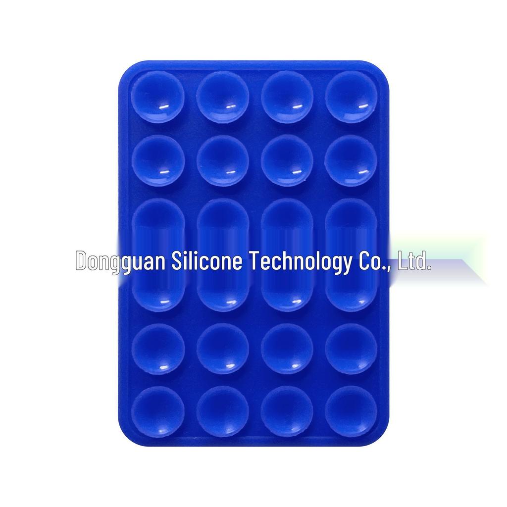 Черная силиконовая противоскользящая подставка для телефона: 24 Портативные, Минималистичные Наклейки на Присосках