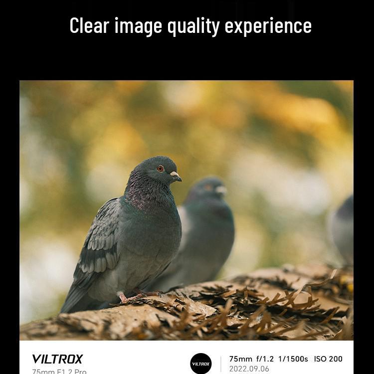 Viltrox 75mm f/1.2 Pro Prime Объектив для беззеркальных камер с байонетом XF/Z/E с автофокусом